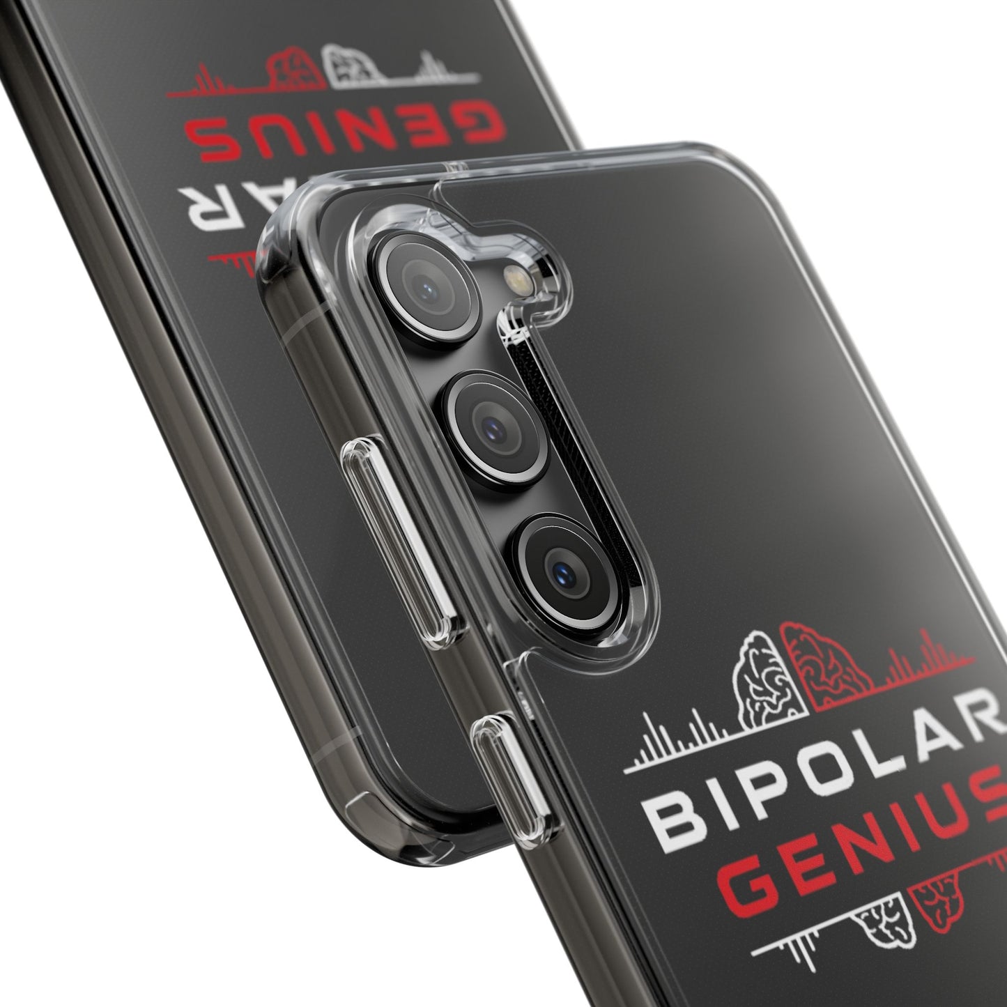 Étui Transparent Bipolar Genius pour iPhone et Samsung Galaxy