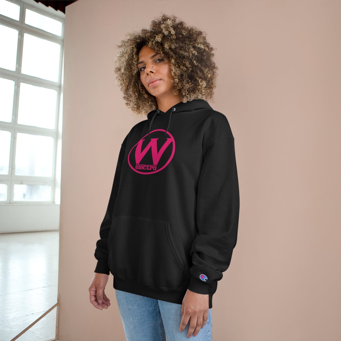 Woodland Electro Sweatshirt Pink Logo