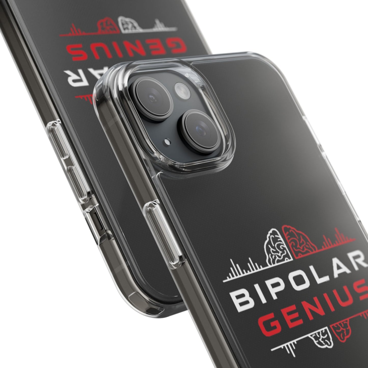 Étui Transparent Bipolar Genius pour iPhone et Samsung Galaxy