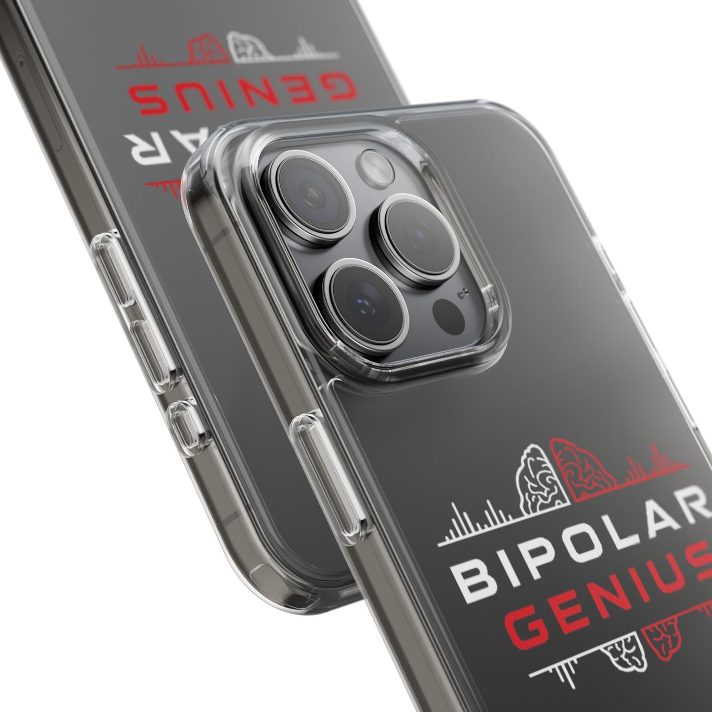 Étui Transparent Bipolar Genius pour iPhone et Samsung Galaxy