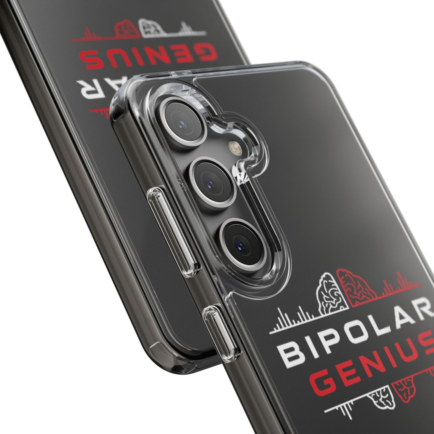 Étui Transparent Bipolar Genius pour iPhone et Samsung Galaxy